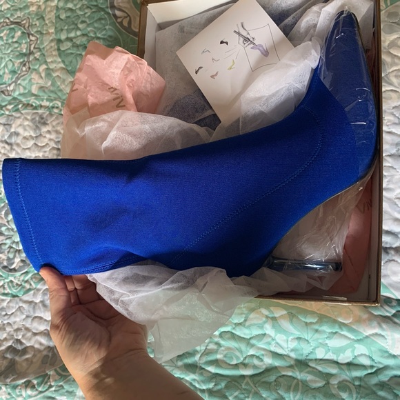 Vivi Blue Booties - Picture 3 of 5